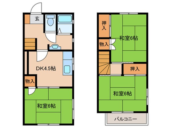 松崎ハイツの物件間取画像